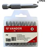 Vandor Bits Uç Matkap Ucu Tornavida Ucu Vidalama Ucu S2 Yüksek Kalite Çelik Spz2 50 - 637962027754 - mm - Gümüş