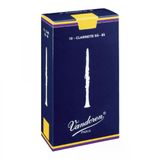 Vandoren Cr1015 Sib Klarnet Kamışı No: 1.5 (Başlangıç/Orta) | 10'Lu Paket, Esnek Yapı, Rahat Üfleme, Dengeli Ses Karakteri, Standart Kesim