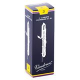 Vandoren CR153 Geleneksel Kontrabass-Klarinette Yaprak, 5 Adet