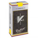 Vandoren Cr6125 V12 Eb Klarnet Kamışı No: 2.5 (Profesyonel) - 10'Lu Kutu | Küçük Klarnet İçin Profesyonel Seçim Ve Gümüş Kutu Kalitesi