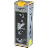 Vandoren CR6225 V12 Bas Klarnet Kamışı No: 2.5 (Profesyonel) - 5'li Paket | Zengin Bas Tınısı, Dayanıklı Gövde Yapısı ve