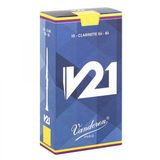 Vandoren Cr8035+ V21 Sib (Bb) Klarnet Kamışı No: 3.5+ (Profesyonel) - 10'Lu Kutu | Konik Tasarım, Dengeli Ve Zengin Ses Karakteri