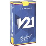 Vandoren CR8035+ V21 Sib (Bb) Klarnet Kamışı No: 3.5+ (Profesyonel) - 10'lu Kutu | Konik Tasarım, Dengeli ve Zengin Ses