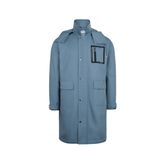 VANEDA OVERSIZED SIRT DESEN BASKILI CEPLI PARDESU MAVI, XL - XXL