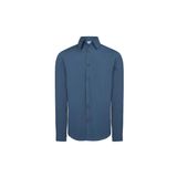 VANEDA RELAXED FIT COTON ERKEK GOMLEK MAVI, L