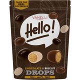 Vanelli Hello! Mix Çikolata Kaplı Bisküvi Draje 100 gr