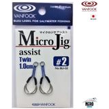 Vanfook Çiftli Micro Jig Assist İğne MJ-02 #2 (2 pcs./pack)