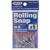 Vanfook RS-10 5 4 Adet Rolling Snap Klips