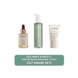 VANG Bakım Seti Yaşlanma Karşıtı Retinol + Nemlendirici Krem + Yağ Bazlı Makyaj Temizleme Jeli