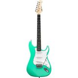 Vangoa Stratocaster Elektro Gitar - Yeşil