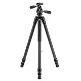 Vanguard Veo 3 303CPS karbon tripod, 3 yollu bilyeli mafsal, siyah