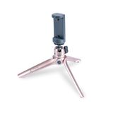 Vanguard Vesta TT1 Rose Gold Telefon Tutuculu Bluetooth Deklanşör Kumandalı Mini Tripod