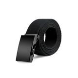 VANİLLA COLLECTİON Bez Kemer Spor Erkek Kemer Kot Ve Kanvas Uygun Metal Siyah Pimli Tokalı max. 125 cm