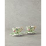 Vanilla New Bone China 4 Parça 2 Kişilik Fincan Takımı Açık Yeşil