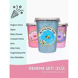 VANİLYA, ÇİLEK, LİMON AROMALI 3'LÜ GURME PAMUK ŞEKERLER