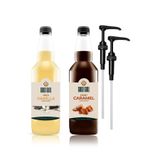 Vanilya & Karamel Aromalı Kahve & Meyve Şurubu 2 x 700 ml.