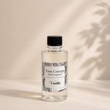 Vanilya Kokulu Çubuklu Oda Kokusu 100 ml - Premium Esansiyel Yağlı Dekoratif Cam Şişe Oda Parfümü (Refill (100ML))