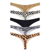 Vanilya Secret Lazer Tanga Leopar Desenli 5'Li Paket