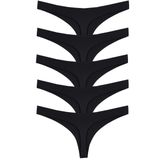 Vanilya Secret Lazer Tanga Siyah 5'Li Paket
