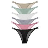 vanilya secret lingerie İpli Külot 6'Lı Paket (karışık renkli, S/M)