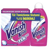 Vanish Kosla Toz Tül Temizleyici+Parlatıcı 450G Tüller İçin Etkili Temizlik 8'Li Avantaj Paketi