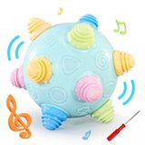 VANLINNY Bebekler Bebek Müzik Shake Ball Oyuncak Bumble Ball Bebekler için, Dans İnişli çıkışlı ve İnteraktif Sesler Tarama Topu Oyuncak, En İyi Zıplayan Duyusal Öğrenme Hediyesi 3+ Yaşındaki