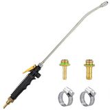 VANPET Yedek Püskürtme Çubuğu, 3/8 "Pirinç Diken Paslanmaz Çelik Püskürtme Çubuğu, 24 İnç Evrensel Püskürtme Değnek (1/4 "ve 3/8" Hortum Dikeni Püskürtme Değnek)
