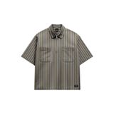 Vans 000T7NGD21-R Cropped Zip Ss Woven Erkek T-Shirt Antrasit