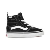 Vans Ashwood Hi Decon Side Zip Çocuk Siyah-Beyaz Spor Ayakkabı VN000DBTBA21 - Siyah - Beyaz