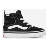 Vans Ashwood Hi Decon Side Zip Çocuk Spor Ayakkabı VN000DBTBA21 - Siyah - Beyaz