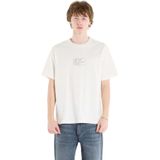 Vans Blocked Box Loose Yuvarlak Yaka T-Shirt, S, 5003368037, Beyaz, Erkek