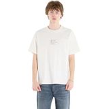 Vans Blocked Box Loose Yuvarlak Yaka T-Shirt, XL, 5003368037, Beyaz, Erkek