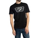 Vans Boydan boya yamalı erkek tişörtü, beyaz/siyah, Siyah, XS