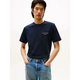 Vans Brand Love Small Hılfıger Tee Erkek Mavi T-Shirt - MW0MW41456 - 2XL