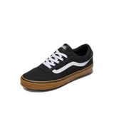 Vans Brooklyn LS Erkek Sneaker, Tuval Siyah/Sakız, 40.5 EU