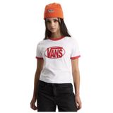 Vans Center Chest Ringer Kadın Beyaz T-Shirt.-