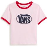 Vans Center Chest Ringer Kadın Tişört - L - Pembe