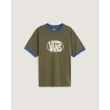Vans Center Chest Rınger Tee Erkek Tişört VN000TXQFR11 - L - Yeşil