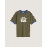 Vans Center Chest Rınger Tee Erkek Tişört VN000TXQFR11 - Yeşil