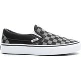 Vans Classic Slip-On Checkerboard Siyah Unisex Spor Ayakkabı Kaydırmaz Taban ve Vegan Malzeme VEYEBPJ.-