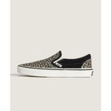 Vans Classic Slip-On Kadın Günlük Ayakkabı Düz Desenli Standart Kalıp 36 Numaralı Kamboçya Menşeli - Black-Fluo Green-Dazzling