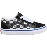 Vans Çocuk Old Skool Ayakkabı Siyah Erkek Çocuk İçin Nefes Alabilir Yapı ve Kauçuk Taban