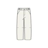 Vans Curbsıde Pant VN000FVHFS81 Kadın Pantolon - Marshmallow - 29