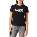 Vans Drop V SS Crew-B Kadın Tişört Siyah XS