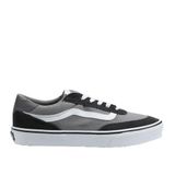 Vans Erkek Çocuk Brooklyn Ls Sneaker Ayakkabı, Siyah/Gri, 38.5 Numara