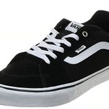 Vans Erkek Filmore spor ayakkabı,Schwarz Suede Canvas Black White,42.5 EU