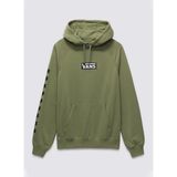 Vans Erkek Kapüşonlu Boxed Pullover Sweatshirt Düz Desen ile Rahat Sezonluk Kullanım - Yeşil