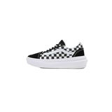Vans Erkek Old Skool Overt CC Spor Ayakkabı, Siyah/Dama Tahtası, 44.5/42.5 EU