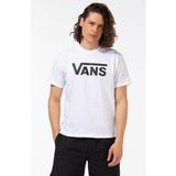 Vans Erkek T-Shirt Beyaz %100 Pamuklu Rahat Kesim Günlük Kullanım İçin Uygun - XS