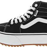 Vans Filmore Hi konik platform St kadın spor ayakkabısı, Siyah kanvas, 40.5 EU